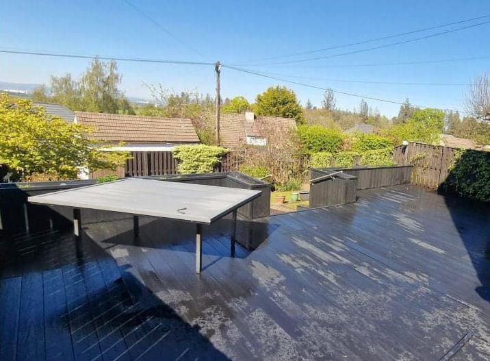 Decking washed down, cleaned by Steam King